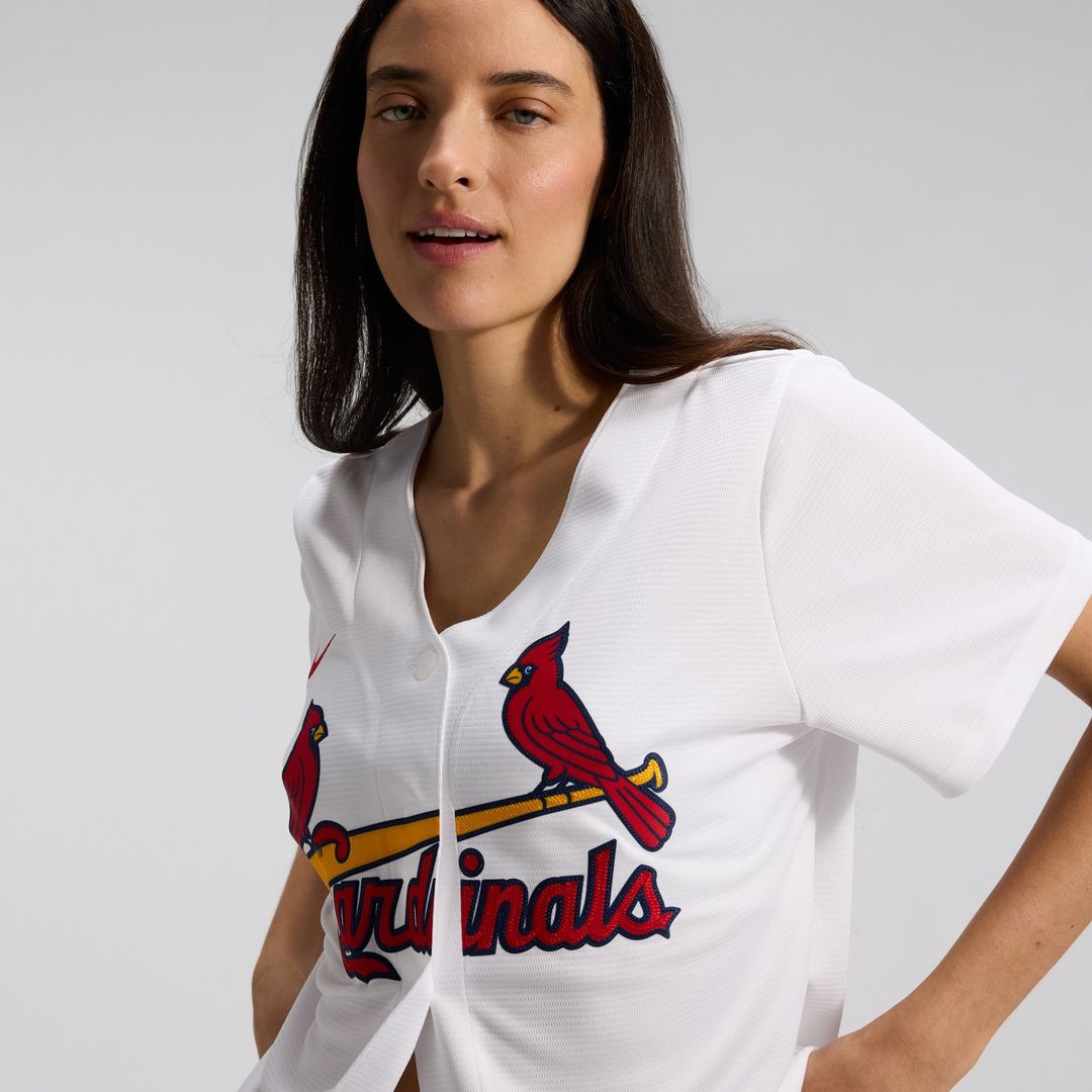 St. Louis Cardinals Nike Women's Home Replica Team Jersey - White MLB Team Jersey Baseball Fan Apparel