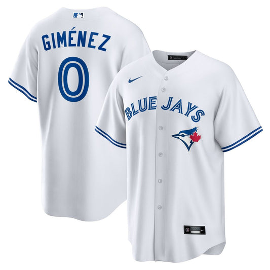 Toronto Blue Jays Andres Gimenez Nike Home Replica Jersey - White MLB Team Jersey Baseball Fan Apparel