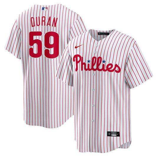Philadelphia Phillies Jhoan Duran Nike Home Replica Jersey - White MLB Team Jersey Baseball Fan Apparel