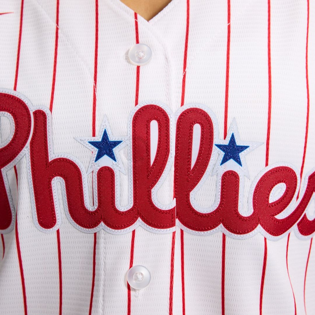 Philadelphia Phillies Nike Women's Home Replica Team Jersey - White MLB Team Jersey Baseball Fan Apparel
