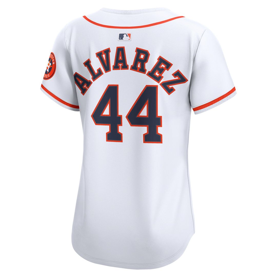 Houston Astros Yordan Alvarez Nike Women's Home Limited Player Jersey - White MLB Team Jersey Baseball Fan Apparel