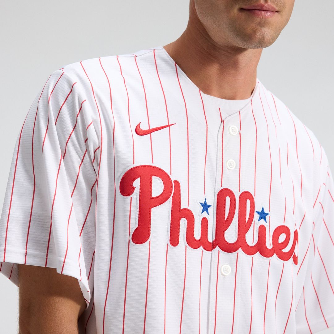 Philadelphia Phillies Nike Home Replica Team Jersey - White MLB Team Jersey Baseball Fan Apparel