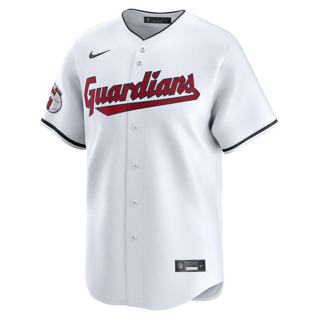 Cleveland Guardians David Fry Nike Home Limited Player Jersey - White MLB Team Jersey Baseball Fan Apparel