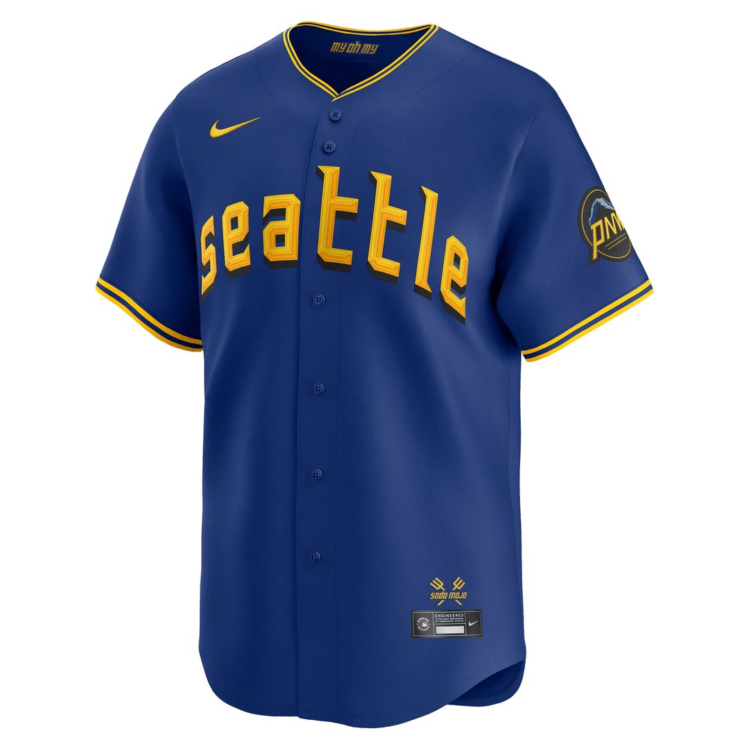 Seattle Mariners Ken Griffey Jr. Nike City Connect Retired Limited Player Jersey - Royal MLB Team Jersey Baseball Fan Apparel