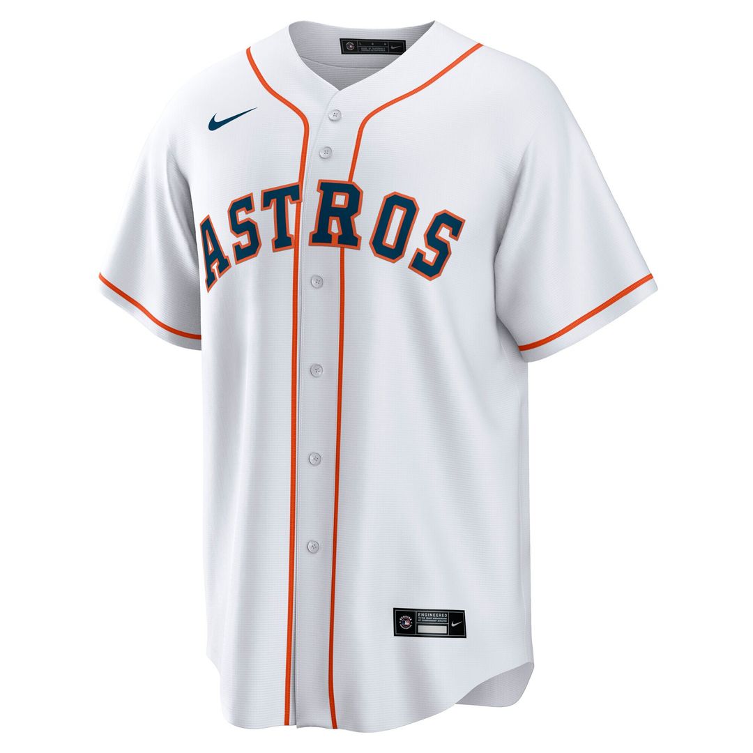 Houston Astros Cam Smith Nike Home Replica Jersey - White MLB Team Jersey Baseball Fan Apparel