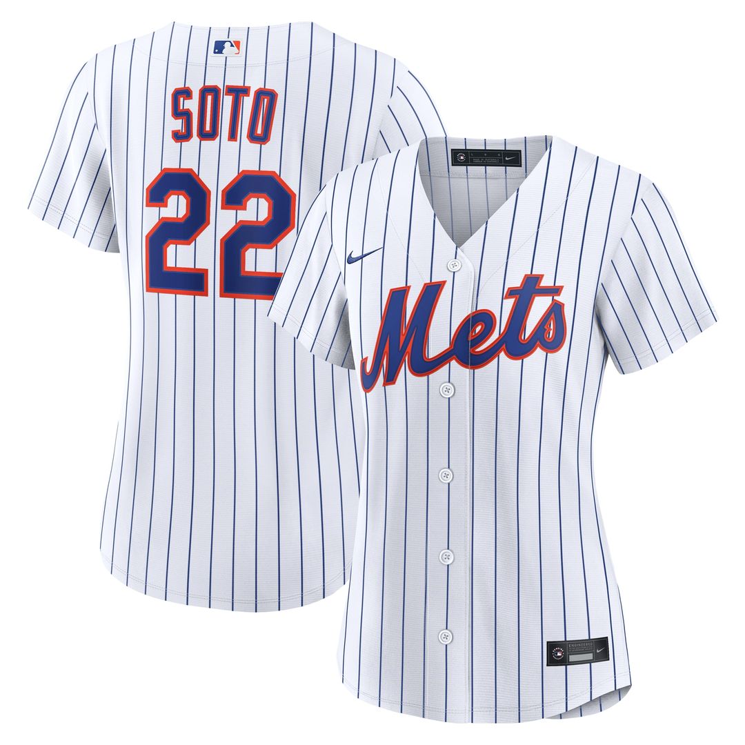 New York Mets Juan Soto Nike Women's Alternate Replica Jersey - Black MLB Team Jersey Baseball Fan Apparel