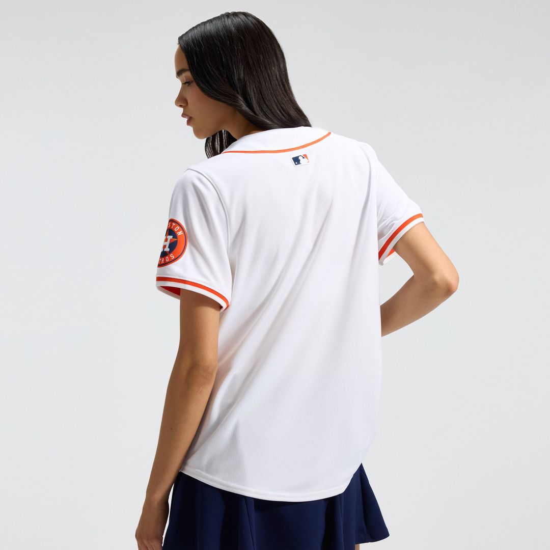 Houston Astros Nike Home Women's Limited Jersey - White MLB Team Jersey Baseball Fan Apparel