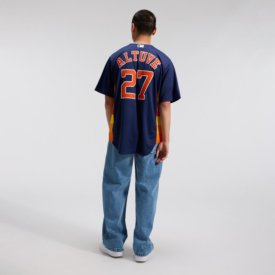 Houston Astros Jose Altuve Nike Alternate 2 Replica Jersey - Navy MLB Team Jersey Baseball Fan Apparel