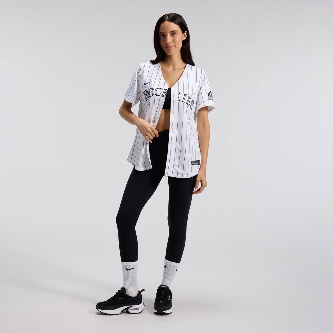 Colorado Rockies Nike Women's Home Limited Jersey - White MLB Team Jersey Baseball Fan Apparel