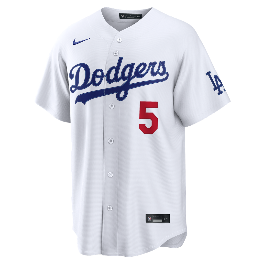 Los Angeles Dodgers Freddie Freeman Nike Home Stadium Jersey - White MLB Team Jersey Baseball Fan Apparel