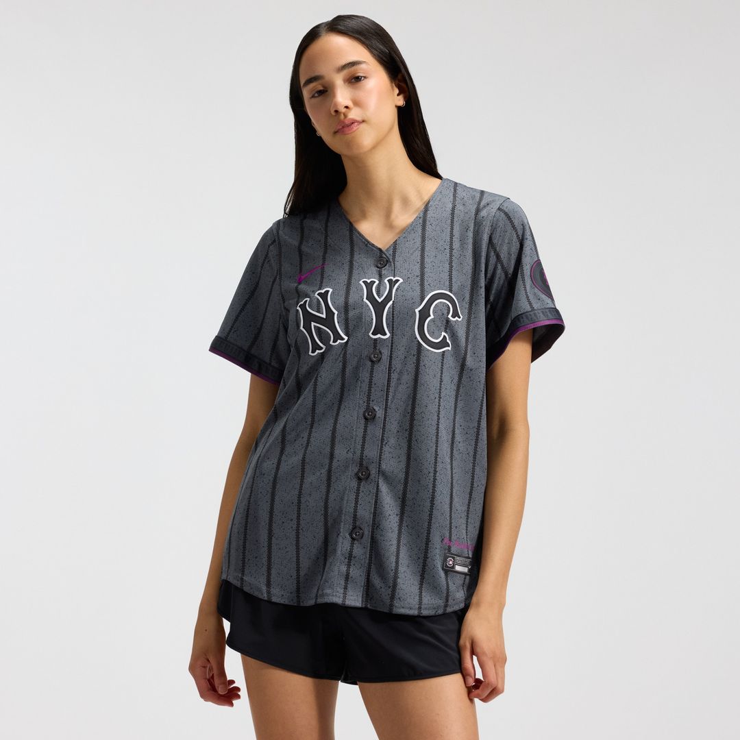 New York Mets Nike Women's City Connect Limited Jersey - Gray MLB Team Jersey Baseball Fan Apparel