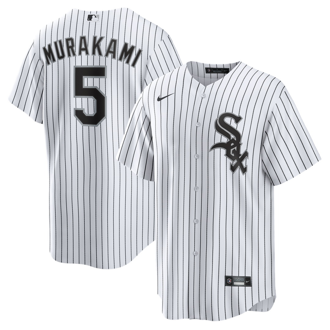 Chicago White Sox Munetaka Murakami Nike Home Replica Jersey - White MLB Team Jersey Baseball Fan Apparel