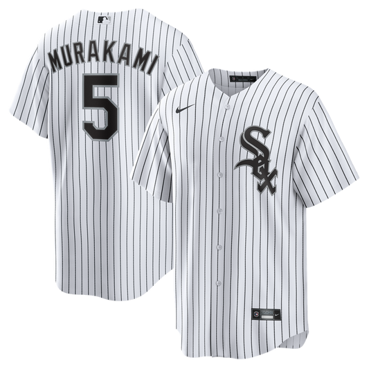 Chicago White Sox Munetaka Murakami Nike Home Replica Jersey - White MLB Team Jersey Baseball Fan Apparel
