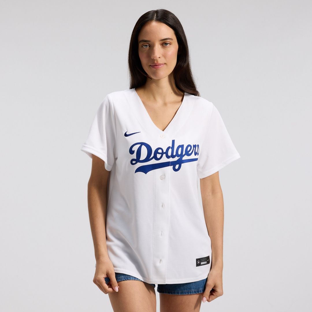 Los Angeles Dodgers Nike Women's Home Replica Jersey - White MLB Team Jersey Baseball Fan Apparel
