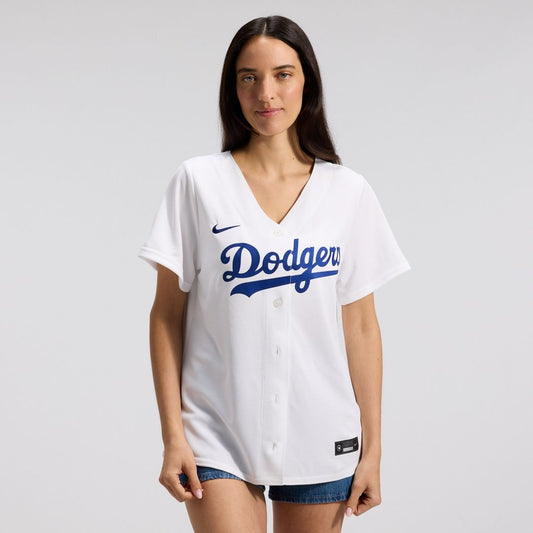Los Angeles Dodgers Nike Women's Home Replica Jersey - White MLB Team Jersey Baseball Fan Apparel