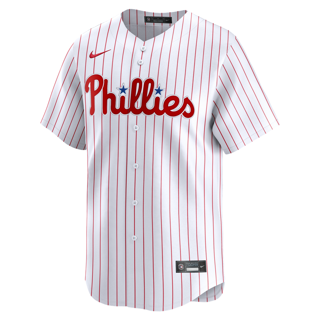 Philadelphia Phillies Nike Home Limited Jersey - White MLB Team Jersey Baseball Fan Apparel