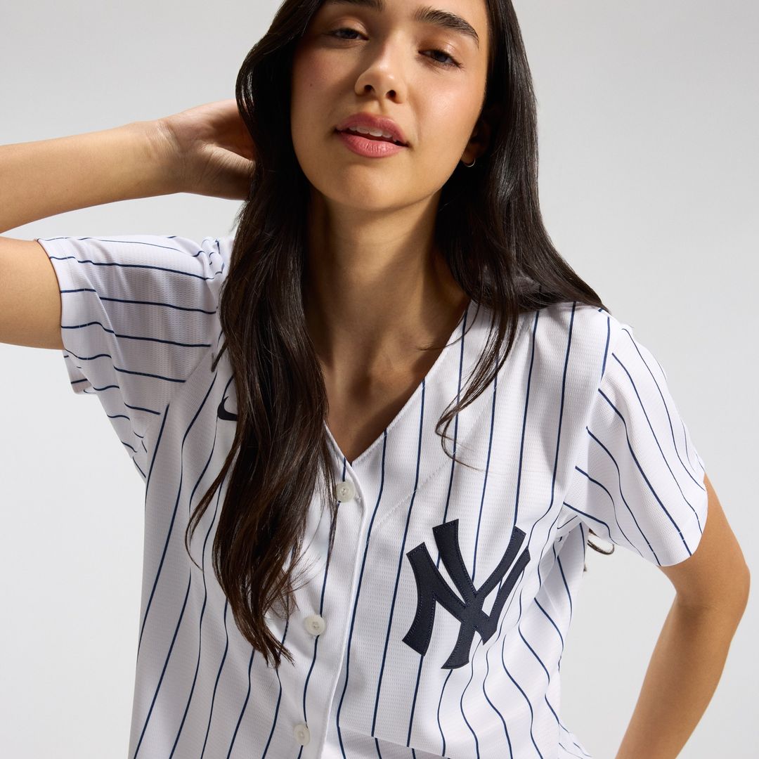 New York Yankees Nike Women's Home Replica Team Jersey - White MLB Team Jersey Baseball Fan Apparel