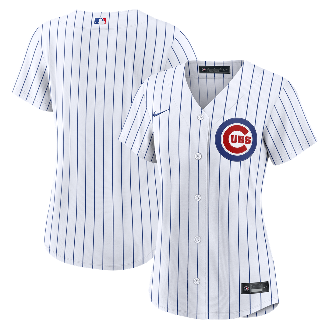 Chicago Cubs Nike Women's Home Replica Jersey - White MLB Team Jersey Baseball Fan Apparel