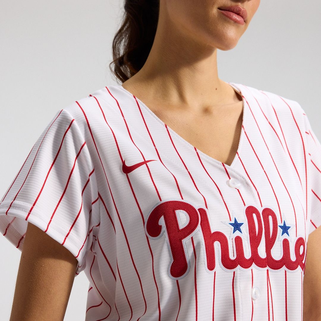 Philadelphia Phillies Nike Women's Home Replica Team Jersey - White MLB Team Jersey Baseball Fan Apparel