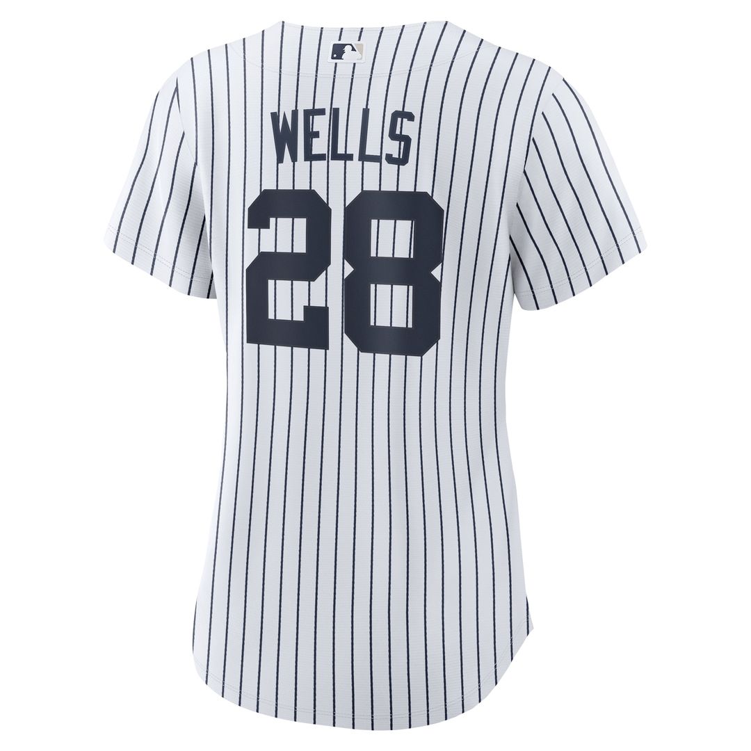 New York Yankees Austin Wells Nike Women's Home Replica Jersey - White MLB Team Jersey Baseball Fan Apparel
