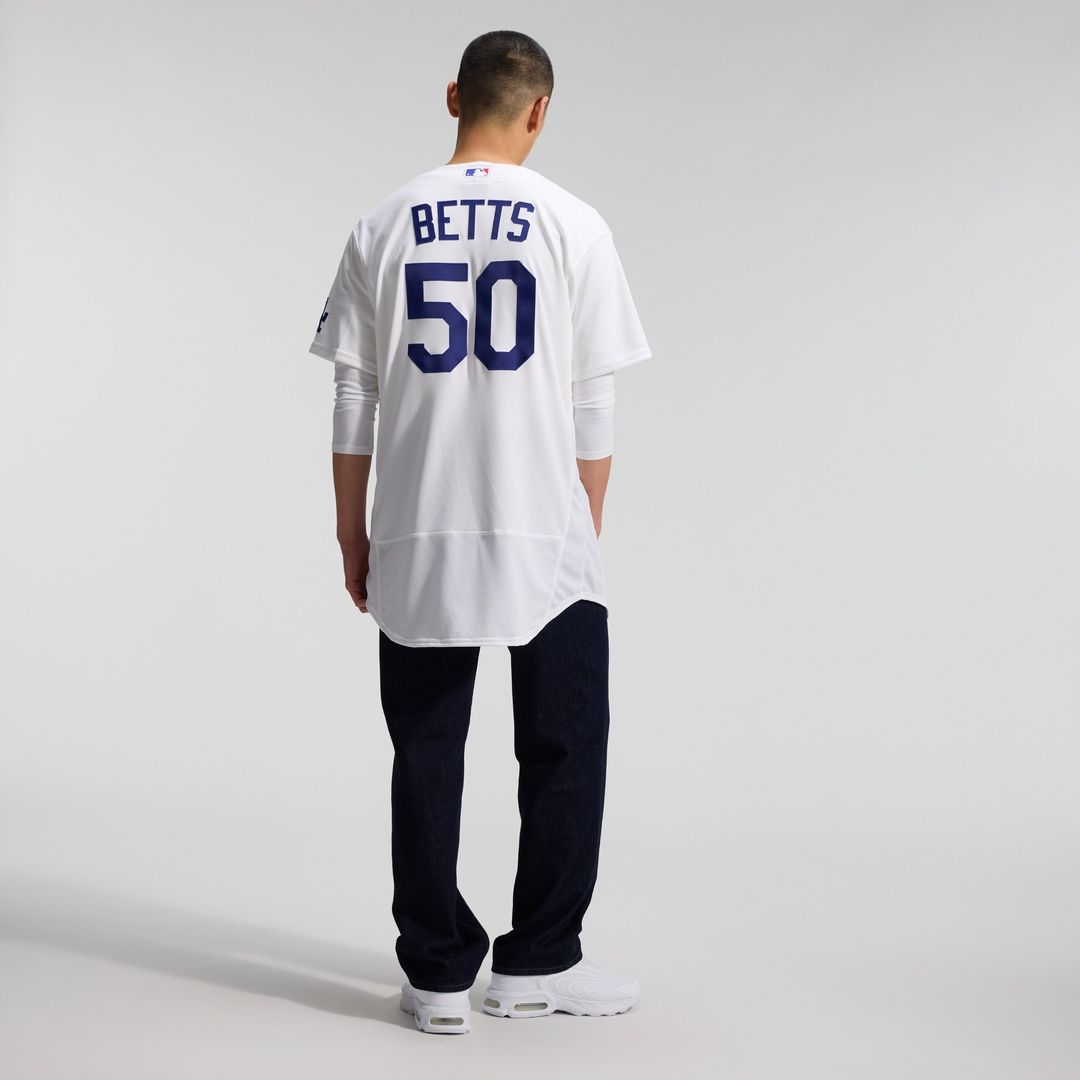 Los Angeles Dodgers Mookie Betts Nike Home Authentic Jersey - White MLB Team Jersey Baseball Fan Apparel