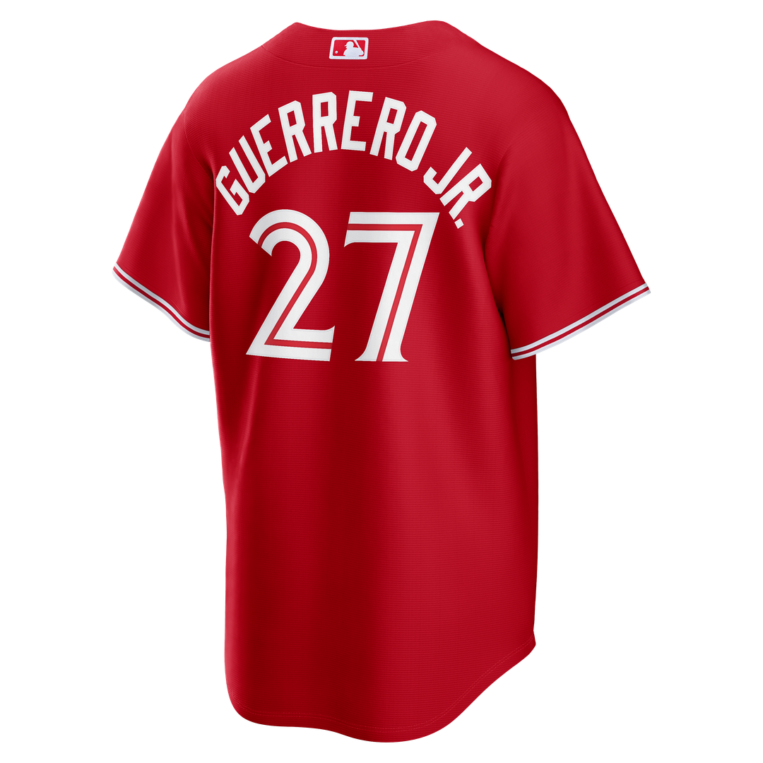 Toronto Blue Jays Vladimir Guerrero Jr. Nike Canada Day Replica Jersey - Red MLB Team Jersey Baseball Fan Apparel