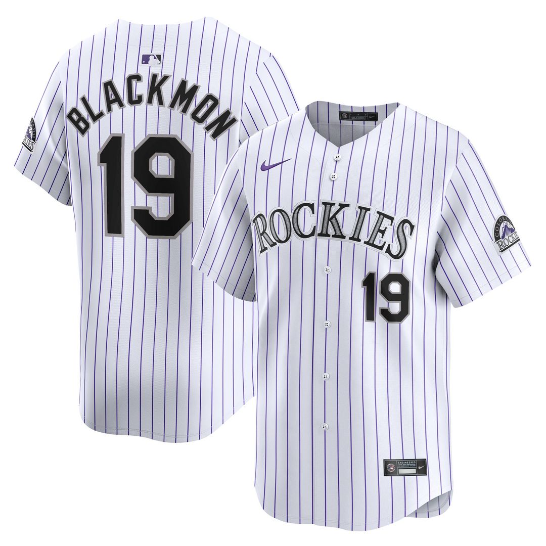 Colorado Rockies Charlie Blackmon Nike Youth Home Limited Player Jersey - White MLB Team Jersey Baseball Fan Apparel