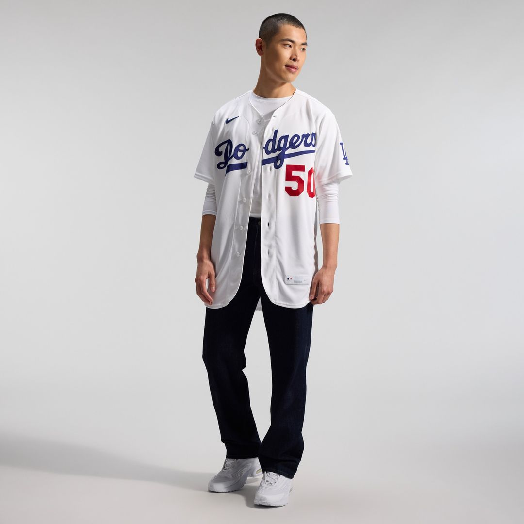 Los Angeles Dodgers Mookie Betts Nike Home Authentic Jersey - White MLB Team Jersey Baseball Fan Apparel