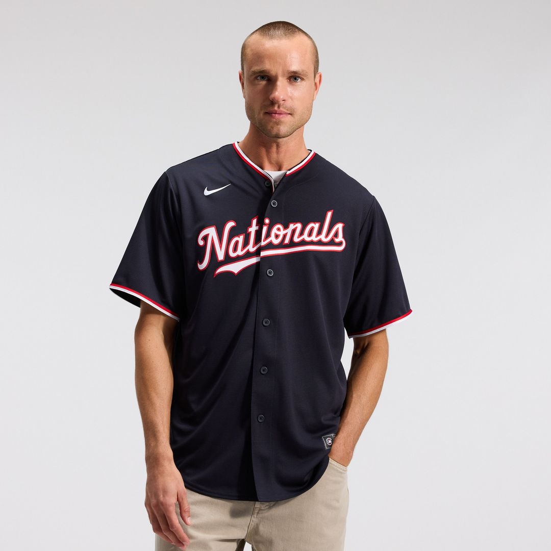 Washington Nationals Dylan Crews Nike Alternate Replica Jersey - Navy MLB Team Jersey Baseball Fan Apparel