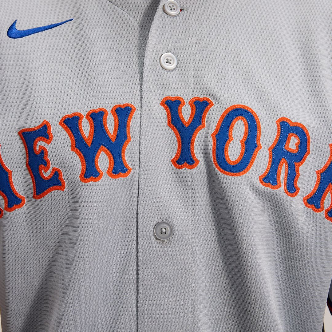 New York Mets Juan Soto Nike Road Replica Jersey - Gray MLB Team Jersey Baseball Fan Apparel