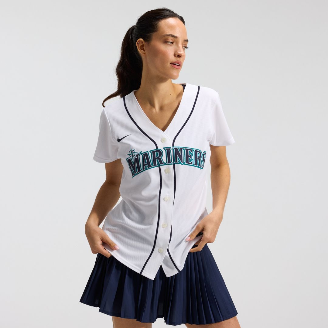 Seattle Mariners Cal Raleigh Nike Women's Home Replica Jersey - White MLB Team Jersey Baseball Fan Apparel