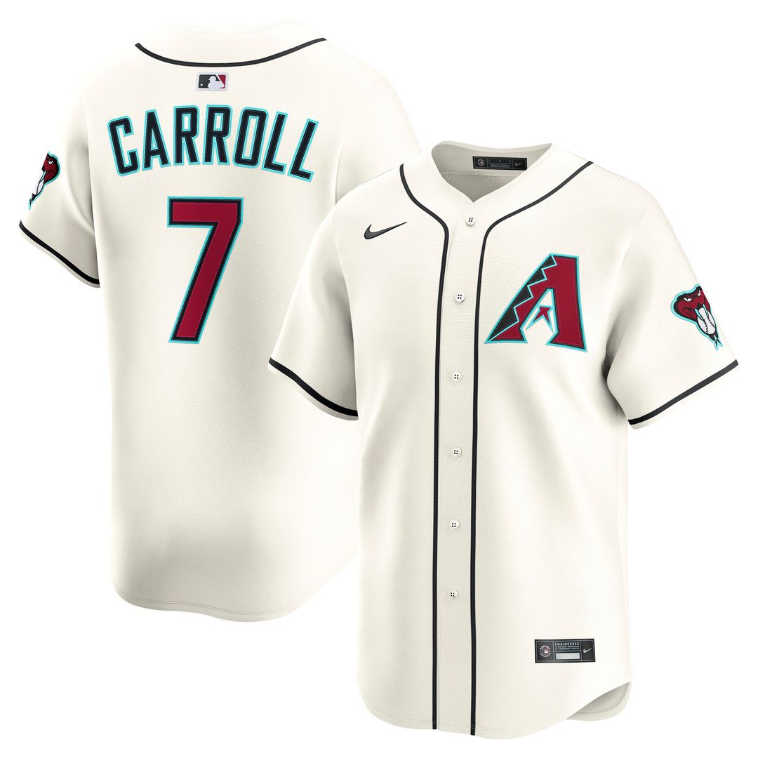 Arizona Diamondbacks Corbin Carroll Nike Home Limited Player Jersey - Cream MLB Team Jersey Baseball Fan Apparel