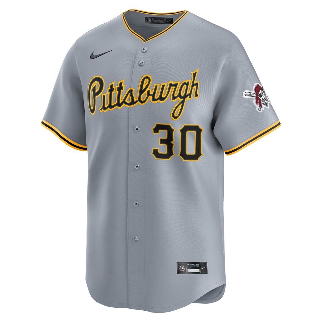 Pittsburgh Pirates Paul Skenes Nike Road Limited Player Jersey - Gray MLB Team Jersey Baseball Fan Apparel