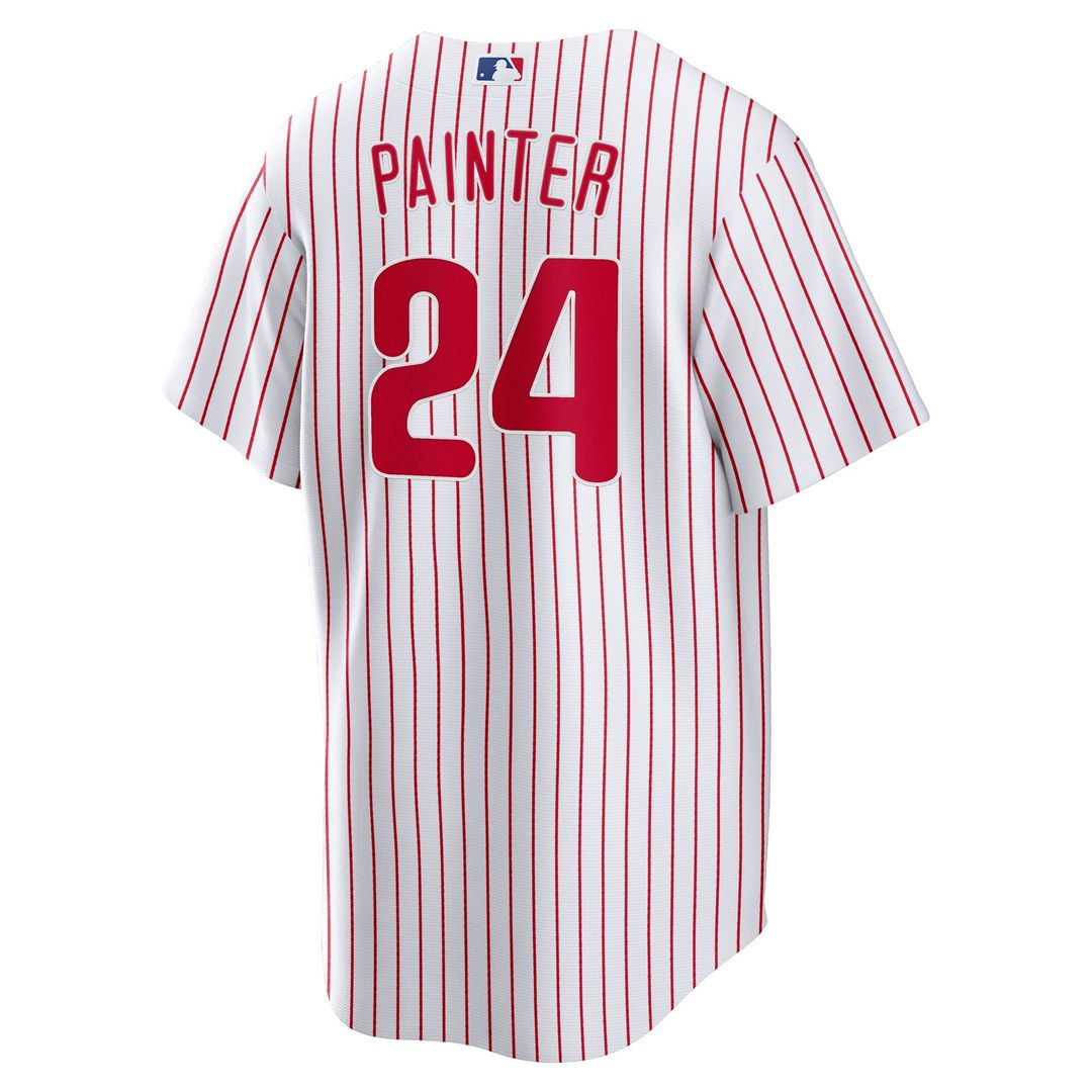 Philadelphia Phillies Andrew Painter Nike Home Replica Jersey - White MLB Team Jersey Baseball Fan Apparel