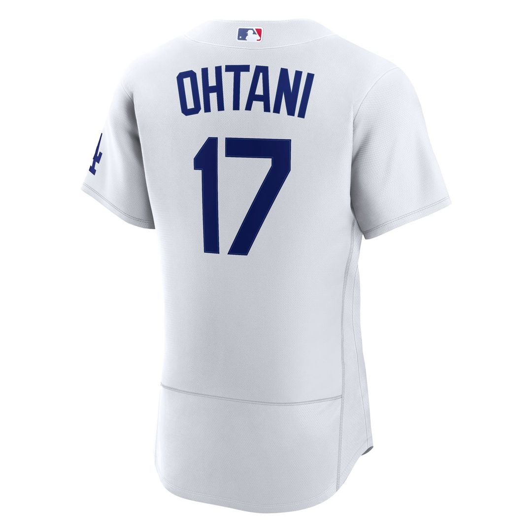 Los Angeles Dodgers Shohei Ohtani Nike Home Authentic Jersey - White MLB Team Jersey Baseball Fan Apparel