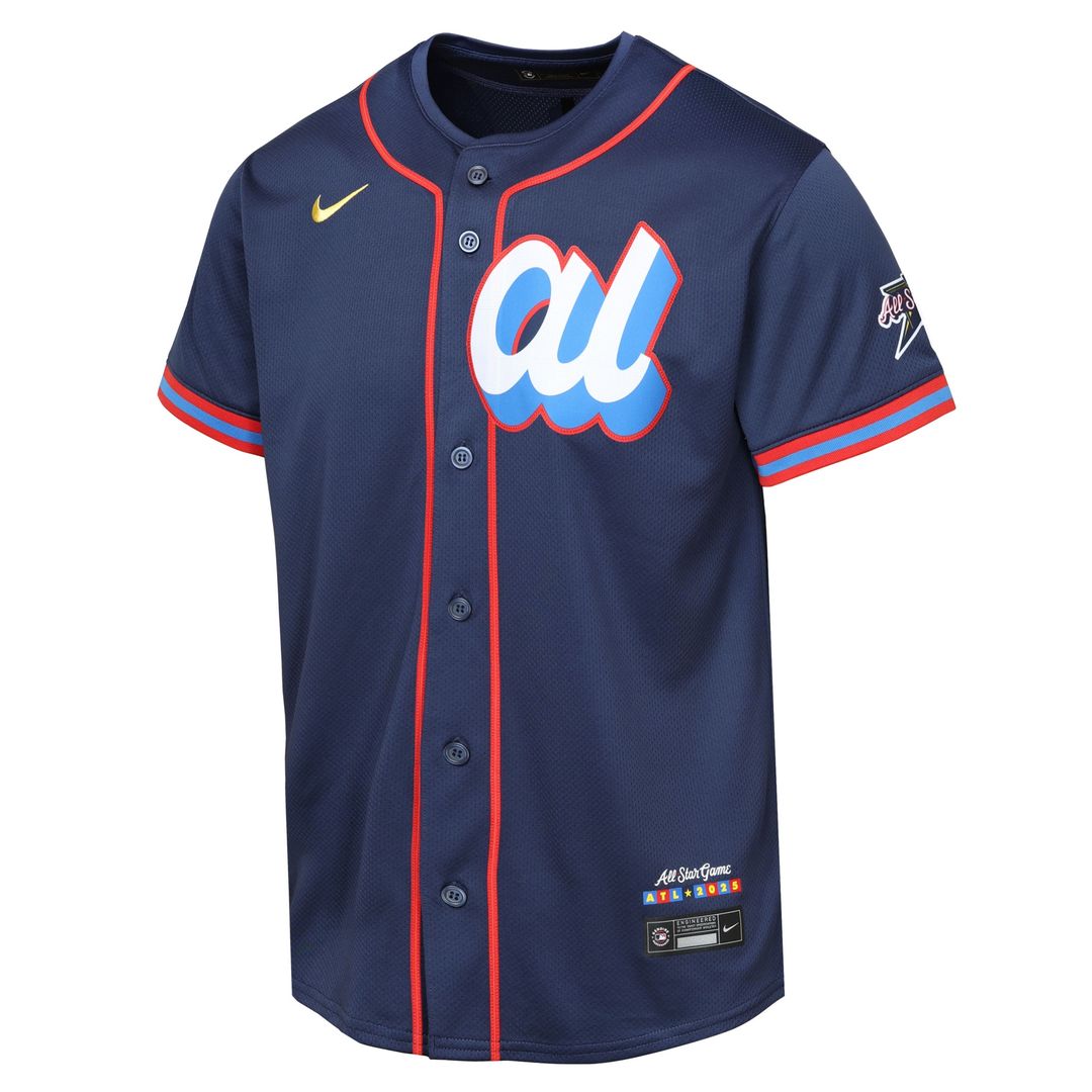 American League Nike Youth 2025 All - Star Edition Limited Jersey - Navy MLB Team Jersey Baseball Fan Apparel