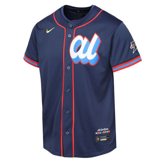 American League Nike Youth 2025 All - Star Edition Limited Jersey - Navy MLB Team Jersey Baseball Fan Apparel