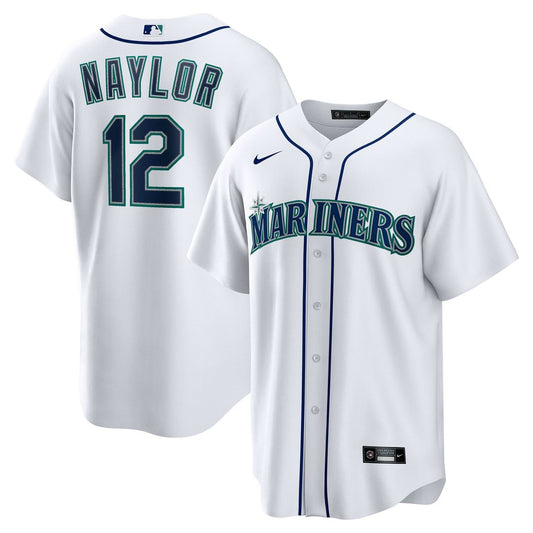 Seattle Mariners Josh Naylor Nike Home Replica Jersey - White MLB Team Jersey Baseball Fan Apparel