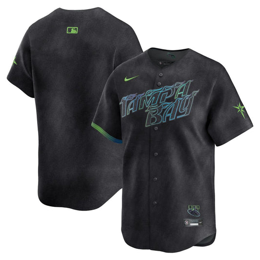 Tampa Bay Rays Nike City Connect Limited Jersey - Black MLB Team Jersey Baseball Fan Apparel