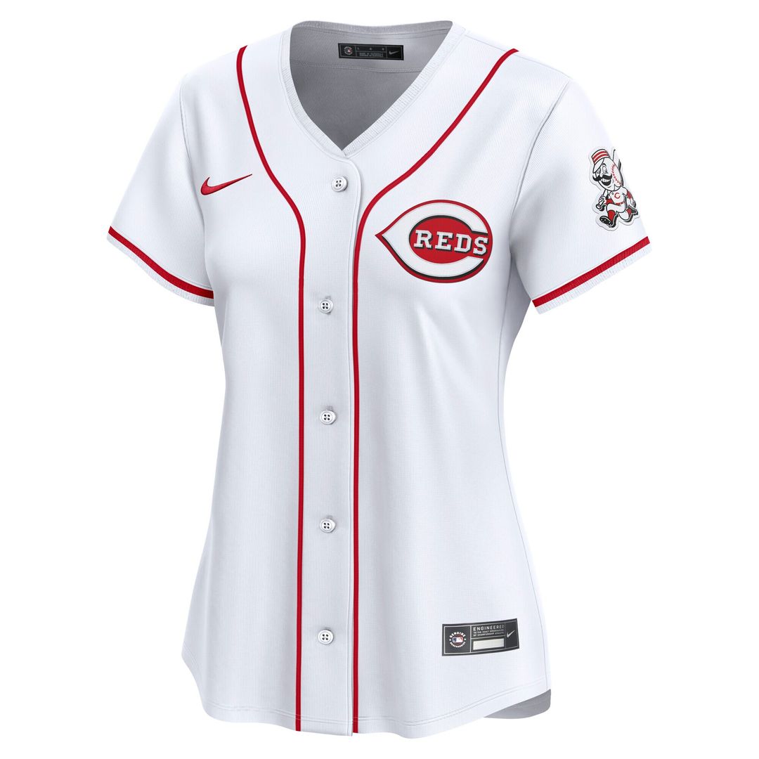 Cincinnati Reds Nike Women's Home Limited Jersey - White MLB Team Jersey Baseball Fan Apparel