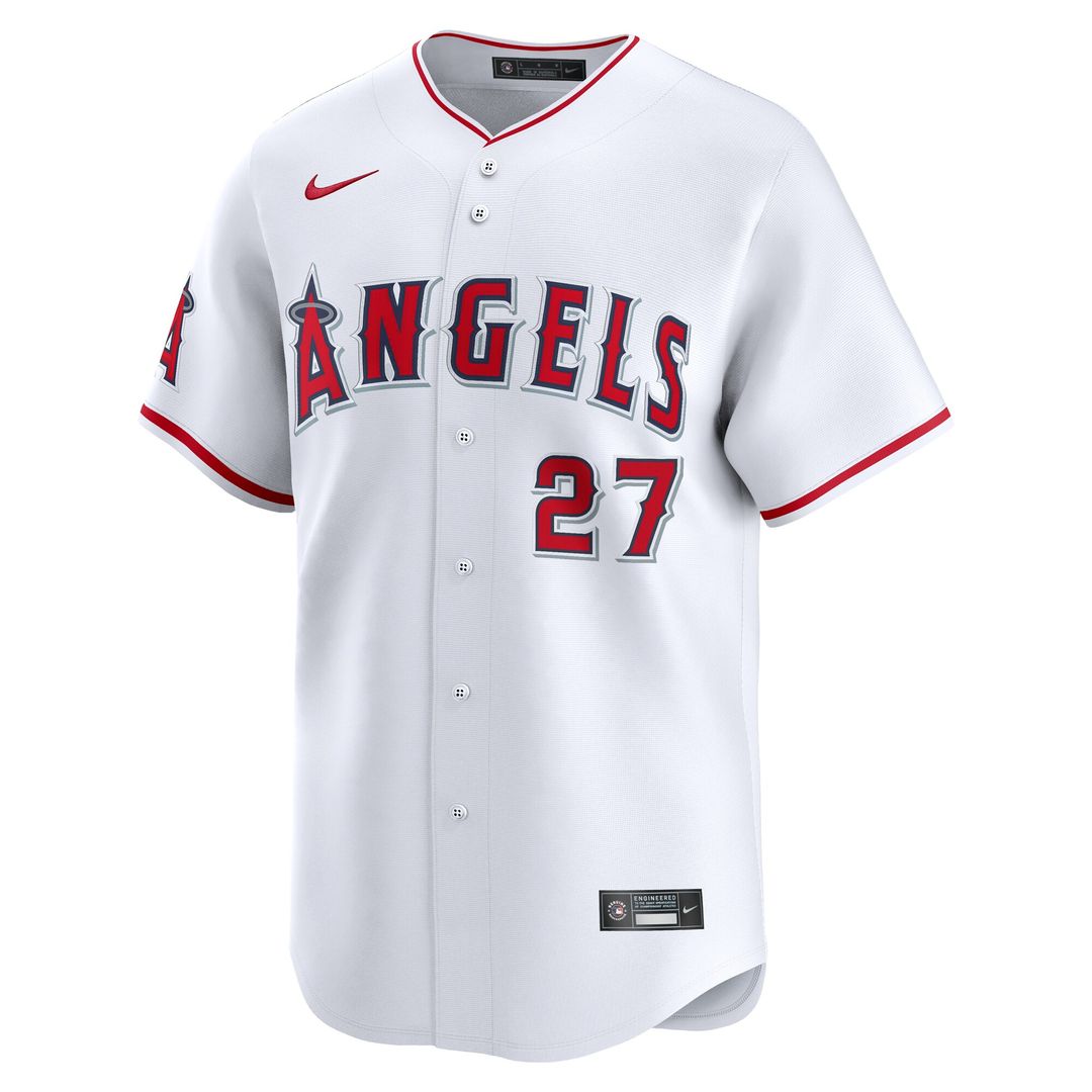 Los Angeles Angels Mike Trout Nike Youth Home Limited Player Jersey - White MLB Team Jersey Baseball Fan Apparel