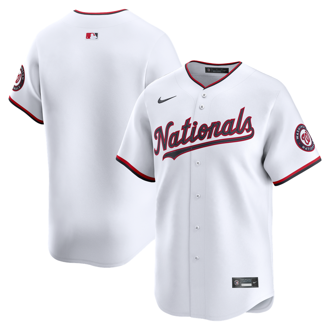 Washington Nationals Nike Home Limited Jersey - White MLB Team Jersey Baseball Fan Apparel