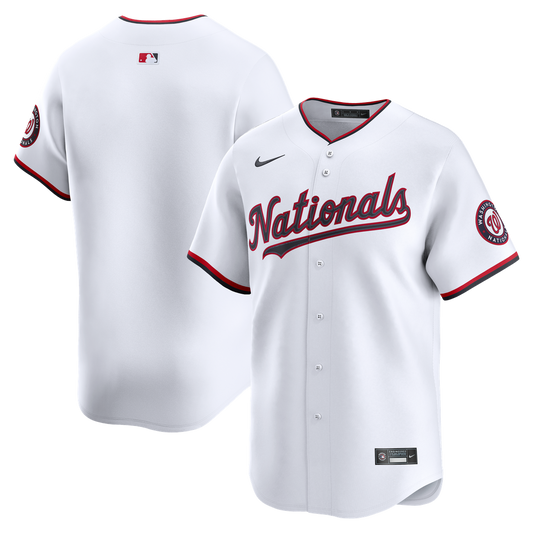 Washington Nationals Nike Home Limited Jersey - White MLB Team Jersey Baseball Fan Apparel