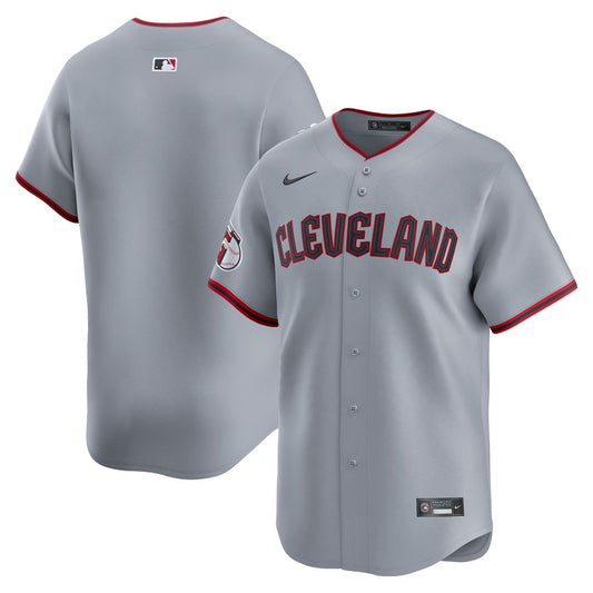 Cleveland Guardians Nike Road Limited Jersey - Gray MLB Team Jersey Baseball Fan Apparel