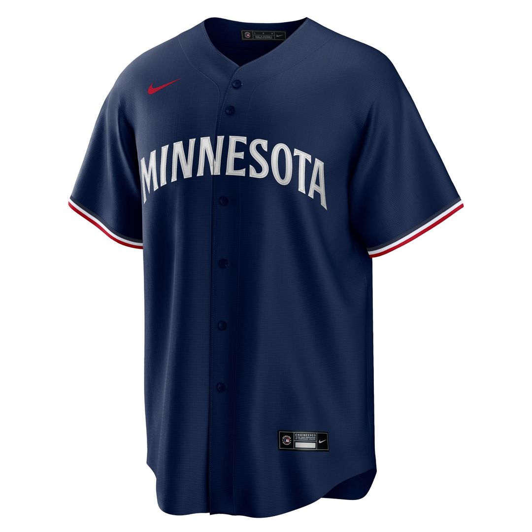 Minnesota Twins Nike Road Replica Team Jersey - Gray MLB Team Jersey Baseball Fan Apparel