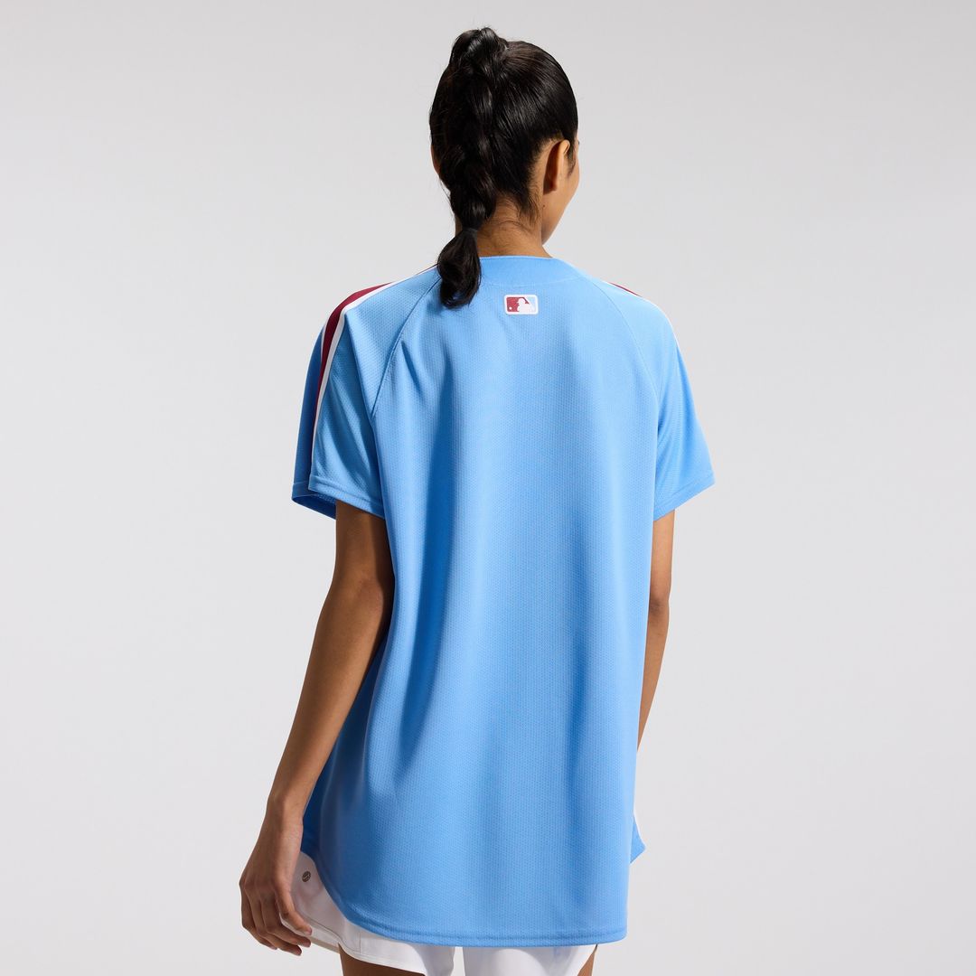 Philadelphia Phillies Nike Women's Alternate Limited Jersey - Light Blue MLB Team Jersey Baseball Fan Apparel