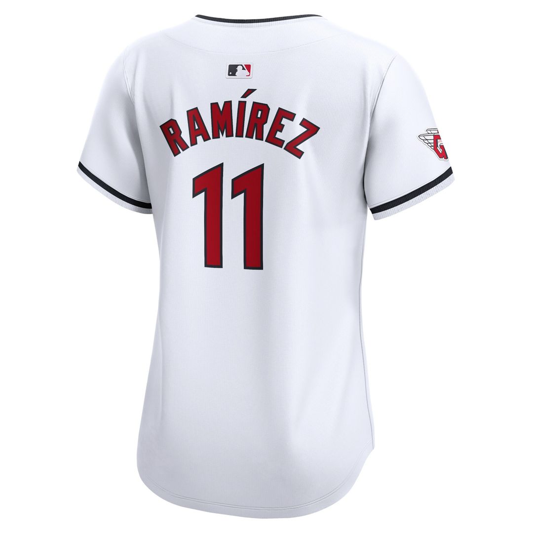 Cleveland Guardians Jose Ramirez Nike Women's Home Limited Player Jersey - White MLB Team Jersey Baseball Fan Apparel