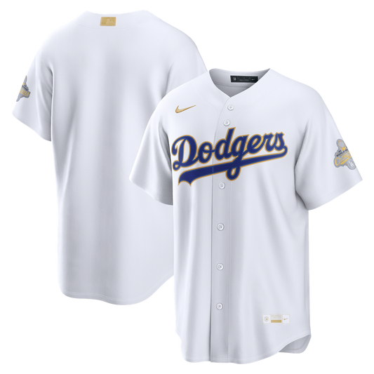 Los Angeles Dodgers Nike 2026 Gold Collection Stadium Jersey - White MLB Team Jersey Baseball Fan Apparel