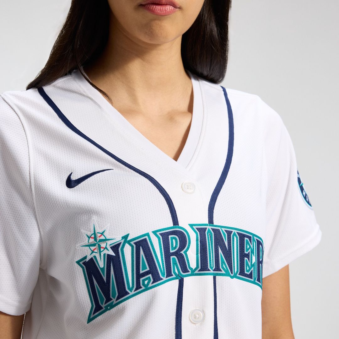 Seattle Mariners Cal Raleigh Nike Women's Home Limited Player Jersey - White MLB Team Jersey Baseball Fan Apparel
