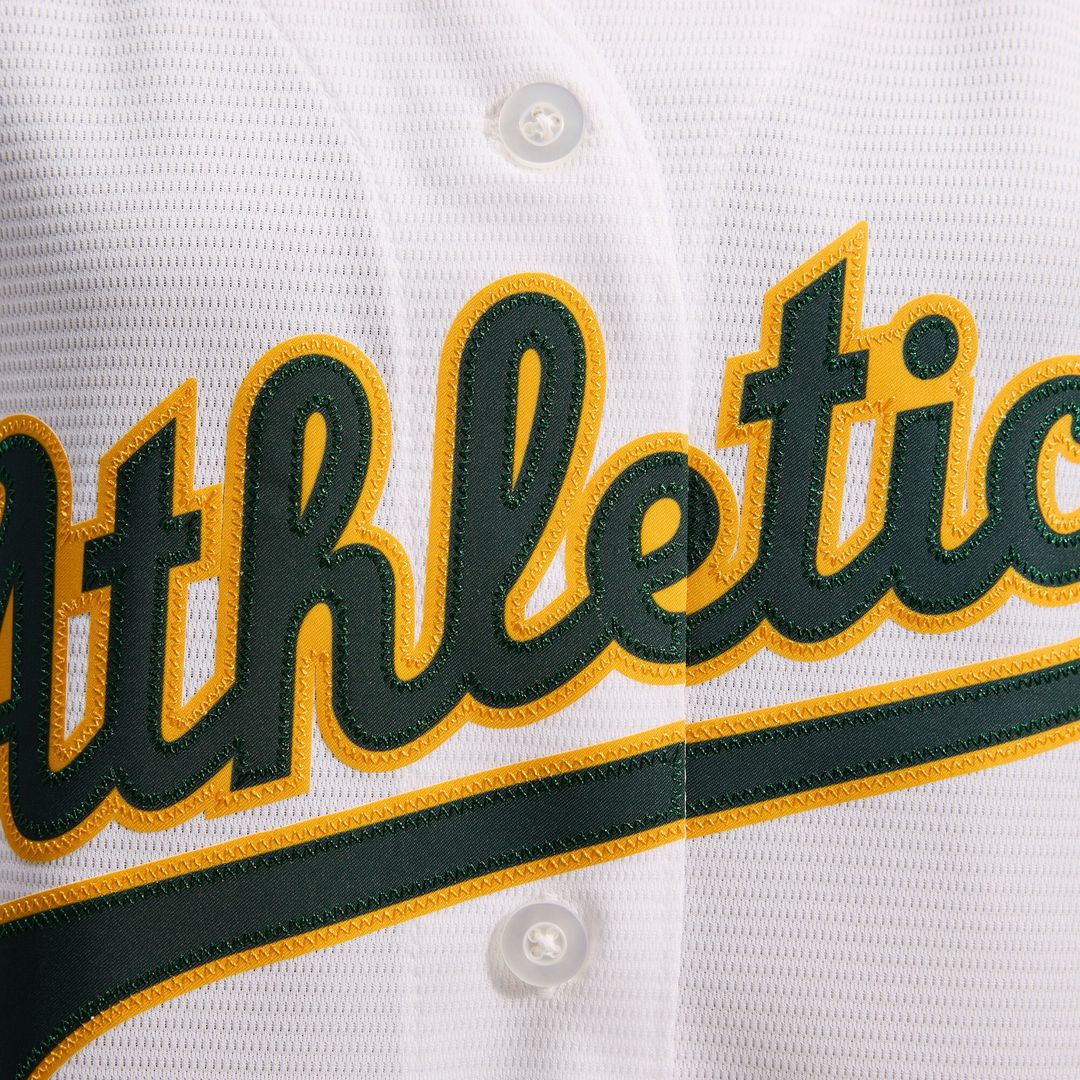 Athletics Nike Women's Home Replica Team Jersey - White MLB Team Jersey Baseball Fan Apparel